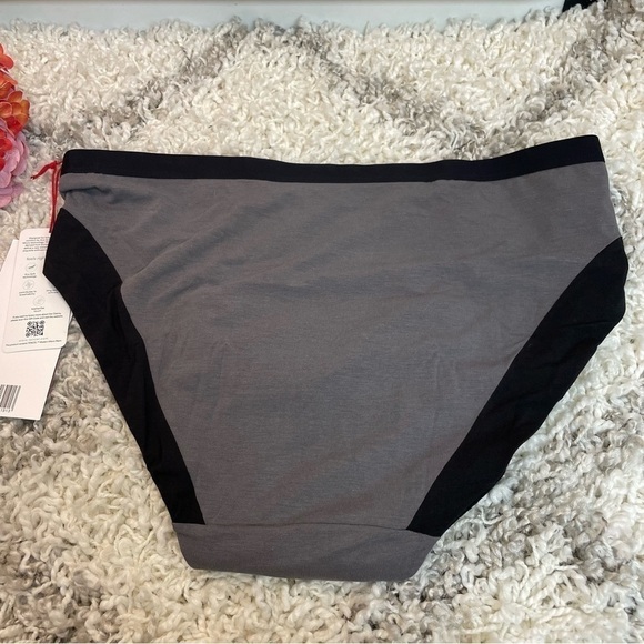 Thinx Cotton Modal Briefs Super Absorbency 1X in Slate Grey - Picture 7 of 9